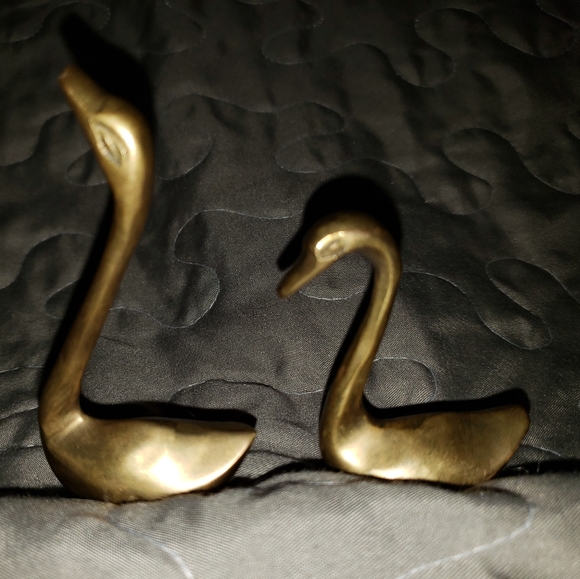 Vintage Brass Ducks Olee Made in India - Picture 2 of 4
